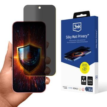 3MK 3MK SILKY MATT PRIVACY KALJENO STEKLO ZA GOOGLE PIXEL 9 ZAŠČITA ZASEBNOSTI