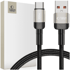 Tech-protect ULTRABOOST EVO TIP-C KABEL 100W/5A 100CM TITAN