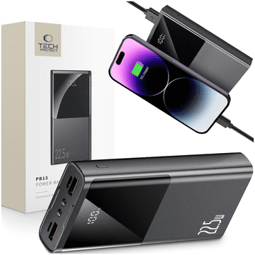 Tech-protect TECH-PROTECT PB13-22.5W POWER BANK 20000MAH SIVA