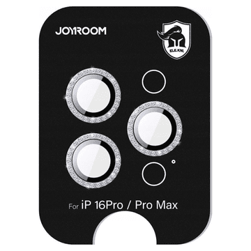 Joyroom Zaščitno steklo Joyroom JR-MFY0263 za iPhone 16 Pro/16 Pro Max z lečami - rjavo