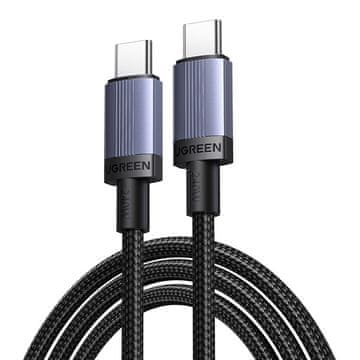 Ugreen Ugreen L528 USB-C na USB-C kabel, 100 W, 1 m (siv)