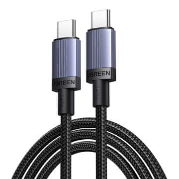 Ugreen Ugreen L528 USB-C na USB-C kabel, 100 W, 0,5 m (siv)