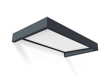 Palram NADSTREŠEK NAD VRATI, CANOPY SOPHIA 1600 GREY - WHITE OPAL