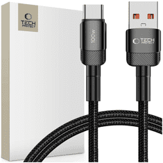 Tech-protect ULTRABOOST EVO KABEL TYPE-C 100W/5A 100CM ČRNEGA OBLIKOVALCA