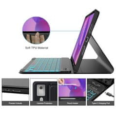 Tech-protect Tech-protect SC Pen + tipkovnica Lenovo Idea Tab Pro / Pro MT 12.7 TB-373 črna