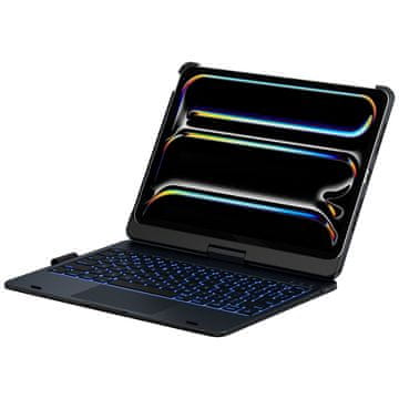 Flexbook Touch s tipkovnico za iPad Pro 11" 2024/2025 črne barve