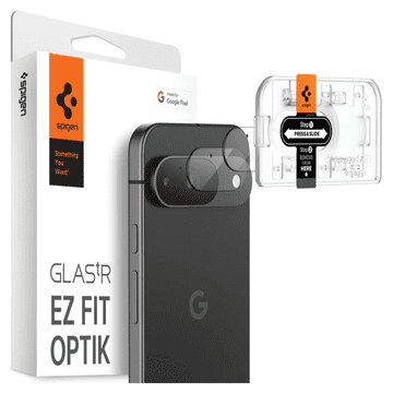 Spigen ZAŠČITNI OVITEK ZA KAMERO SPIGEN OPTIK.TR EZ FIT ZA GOOGLE PIXEL 9, 2 KOMADA