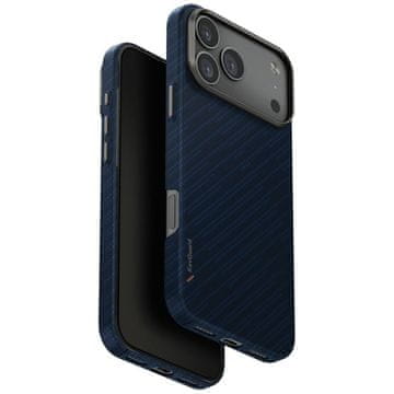 UNIQ Ovitek Keva EDGE za iPhone 17 Pro Max z magnetnim polnjenjem, moder