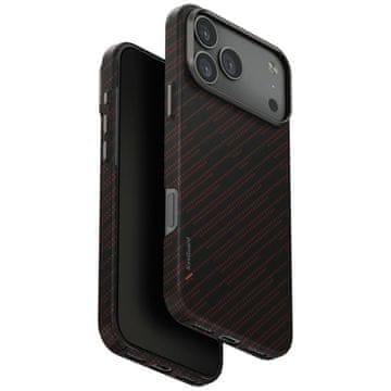 UNIQ Ovitek Keva EDGE za iPhone 17 Pro Max z magnetnim polnjenjem, oranžen