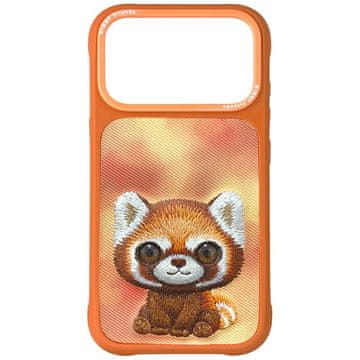 M&M Ovitek Big Eyed Pet 2.0 Raccoon za iPhone 17 Pro, oranžen