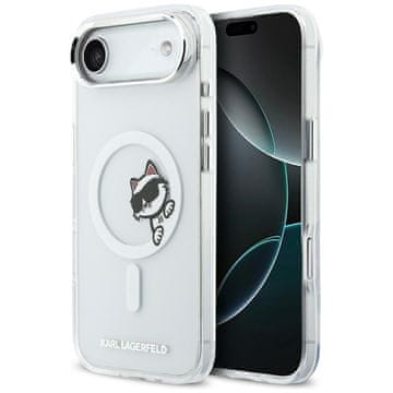 Karl Lagerfeld IML Peekaboo MagSafe ovitek za iPhone Air prozoren
