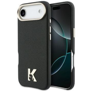 Karl Lagerfeld Ovitek Karl Head Logo MagSafe za iPhone Air črne barve