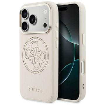 Guess perforiran ovitek MagSafe 4G za iPhone 17 Pro roza