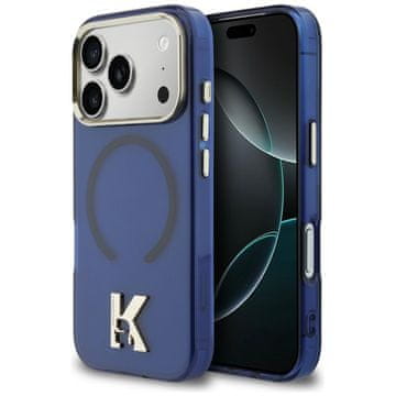 Karl Lagerfeld Ovitek IML K Head Logo MagSafe za iPhone 17 Pro moder