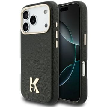 Karl Lagerfeld Ovitek Karl Head Logo MagSafe za iPhone 17 Pro črne barve