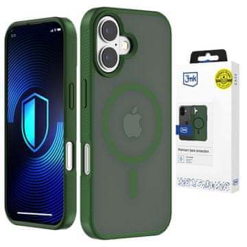 3MK Apple iPhone 16 Pro - dimljen ovitek za magnet zelen