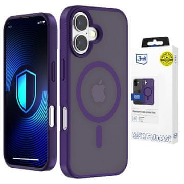 3MK Apple iPhone 16 - 3mk Smoke MagCase vijoličen