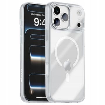 Innostyle INNOSTYLE MAGNETNI OVITEK OJAČAN ZA MAGSAFE IPHONE 17 PRO SREBRNA