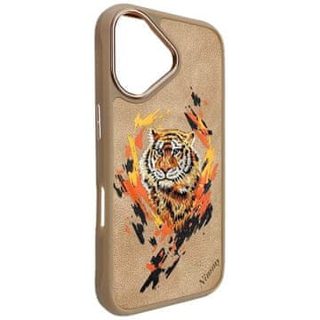 shumee Ovitek Nimmy za iPhone 16 - 3D tiger, MagSafe, eleganten zaščitni ovitek, etui