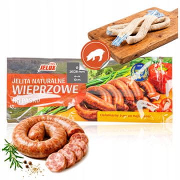 shumee Svinjska čreva 26/28 10 M za belo šlezijsko podeželsko klobaso na PASK