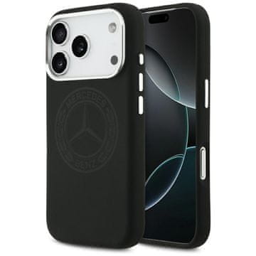 MERCEDES MERCEDES MAGNETNI OVITEK ZA IPHONE 17 PRO MAGSAFE SILIKONSKI Z VINTAGE LOGOM