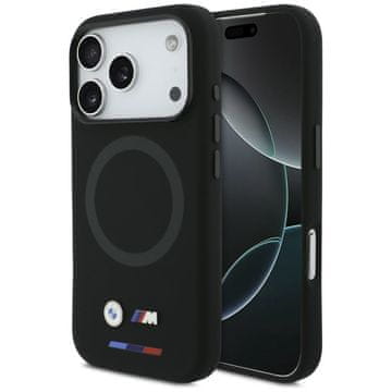 Bmw Silikonski ovitek MagSafe z logotipom M za iPhone 17 Pro, črne barve