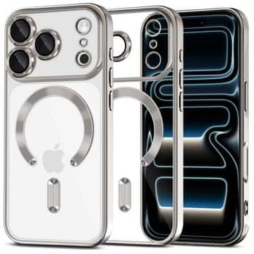 Tech-protect MAGFLEX MAGSAFE ZA IPHONE 17 PRO, SIJOČE SREBRNA