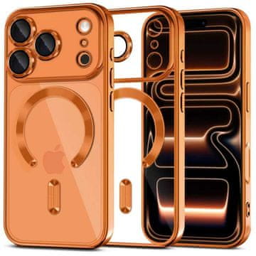 Tech-protect MAGFLEX MAGSAFE ZA IPHONE 17 PRO SVETLEČA KOZMIČNO ORANŽNA