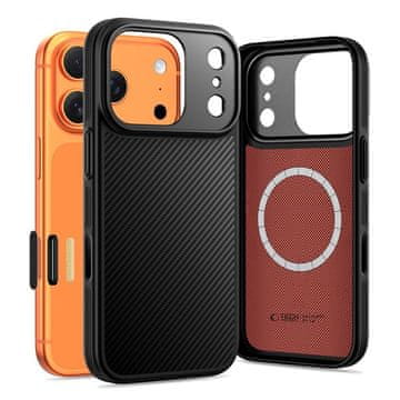 Tech-protect ZAŠČITNI OVITEK IZ ARAMIDNEGA MEHANIZMA TECH-PROTECT KEVLAR CC MAGSAFE ZA IPHONE 17 PRO