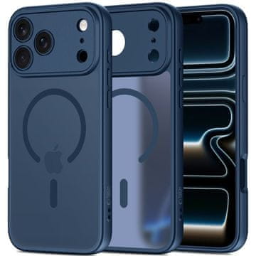 Tech-protect TECH-PROTECT BASICMAG MAGSAFE ZA IPHONE 17 PRO MAT TEMNO MODRA ZAŠČITNA FORMULA