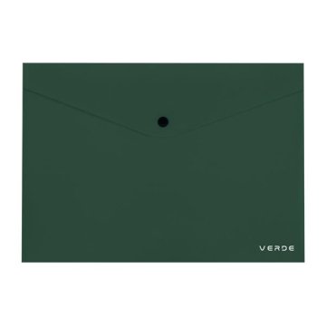 Zložljiv kovček z gumbom Verde-A4, zelen, 1 kos