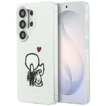 Karl Lagerfeld Ovitek IML Karl&Choupette MagSafe za Samsung Galaxy S26 Ultra, prozoren