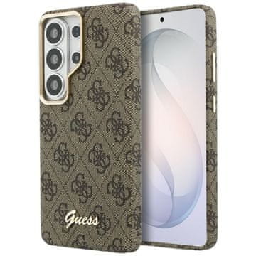 Guess Ovitek Guess 4G Script MagSafe za Samsung Galaxy S26 Ultra rjave barve