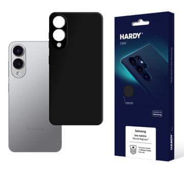 3MK Silikonski ovitek za Samsung Galaxy S25 Edge - 3mk Hardy, črn