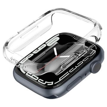 Spigen SPIGEN TANKO OVITEK ZA APPLE WATCH 7 8 9 45 MM, KRISTALNO PROZORNO