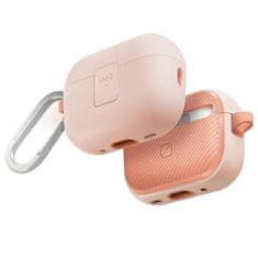 UNIQ OVITEK UNIQ CLYDE LOCK ZA AIRPODS PRO 2 (2022 2023) V PRAŠASTI ROZA TEKSTU