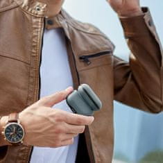 UNIQ OVITEK UNIQ LYDEN DS ZA AIRPODS PRO 2 GEN (2022 2023) Z ZAŠČITO ZA GRAD, MODRA