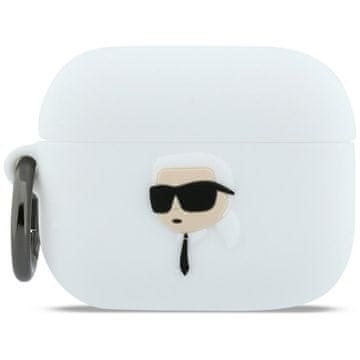 Karl Lagerfeld KARL LAGERFELD 3D SILIKONSKI OVITEK KARL HEAD ZA AIRPODS PRO 3 S POPOLNO ZAŠČITO