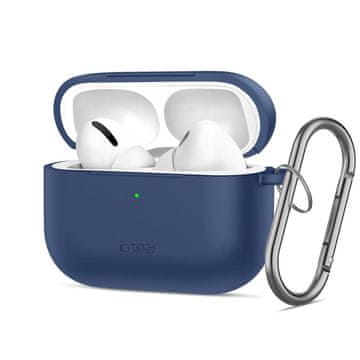 Tech-protect SILIKONSKI KAVELJ TECH-PROTECT ZA ZAŠČITNI KOMPLET APPLE AIRPODS PRO 3 TEMNO MODRA