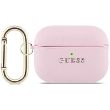 Guess GUESS OVITEK Z ZRNATIM KLASIČNIM LOGOM ZA AIRPODS PRO 3 Z OPTIMALNO ZAŠČITO IN LOGOM