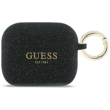 Guess SILIKONSKI OVITEK Z BLEŠČICAMI GUESS ZA AIRPODS PRO 3, STILSKO ZAŠČITO ZA SLUŠALKE