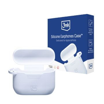 3MK Apple AirPods Pro 3 - silikonski ovitek za AirPods bel