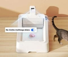 PetKit Purobot Crystal Duo pametno mačje stranišče, AI kamera, Wifi, Double nadzor vonjav, 82x51x33cm, belo