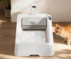 PetKit Purobot Crystal Duo pametno mačje stranišče, AI kamera, Wifi, Double nadzor vonjav, 82x51x33cm, belo