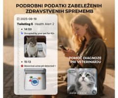 PetKit Purobot Crystal Duo pametno mačje stranišče, AI kamera, Wifi, Double nadzor vonjav, 82x51x33cm, belo