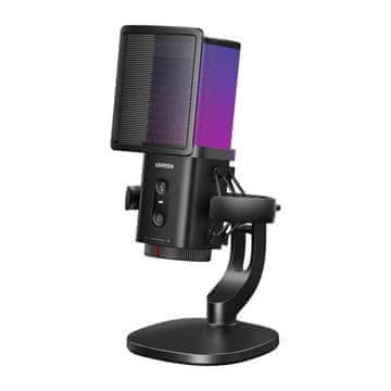 Ugreen UGREEN CM581 USB-C 24-BITNI 96KHZ RGB RAČUNALNIŠKI MIKROFON ZA SNEMANJE