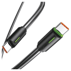 USAMS USAMS KABEL USB-C/USB-C 1M SJ73460W CZARNY/BLACK YU SERIES SJ734USB01 (US-SJ734)