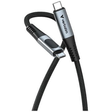 Verbatim VERBATIM SINHRONIZACIJSKI IN POLNILNI KABEL USB-C NA USB-C 40 GB/S 240 W ZA TELEFONE