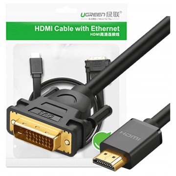 Ugreen HDMI - DVI 4K 60Hz 30AWG 1m črn kabel (30116)