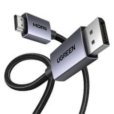 Ugreen UGREEN DISPLAYPORT-HDMI KABEL 2M ZA RAČUNALNIK, MONITOR, 4K TV